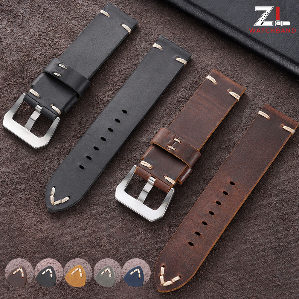 Suede Strap Watch - Leather WatchBand 18mm 20mm 22mm 24mm