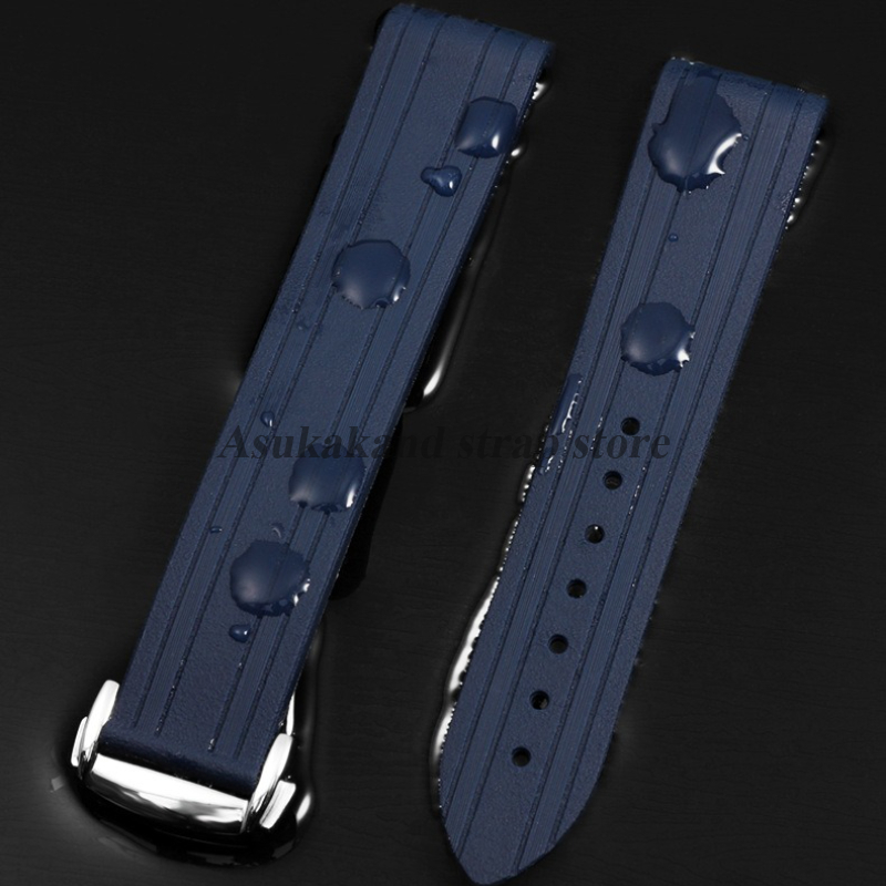 Curved End Rubber Silicone Wat - огляд і ціна Omega Watch Seamaster