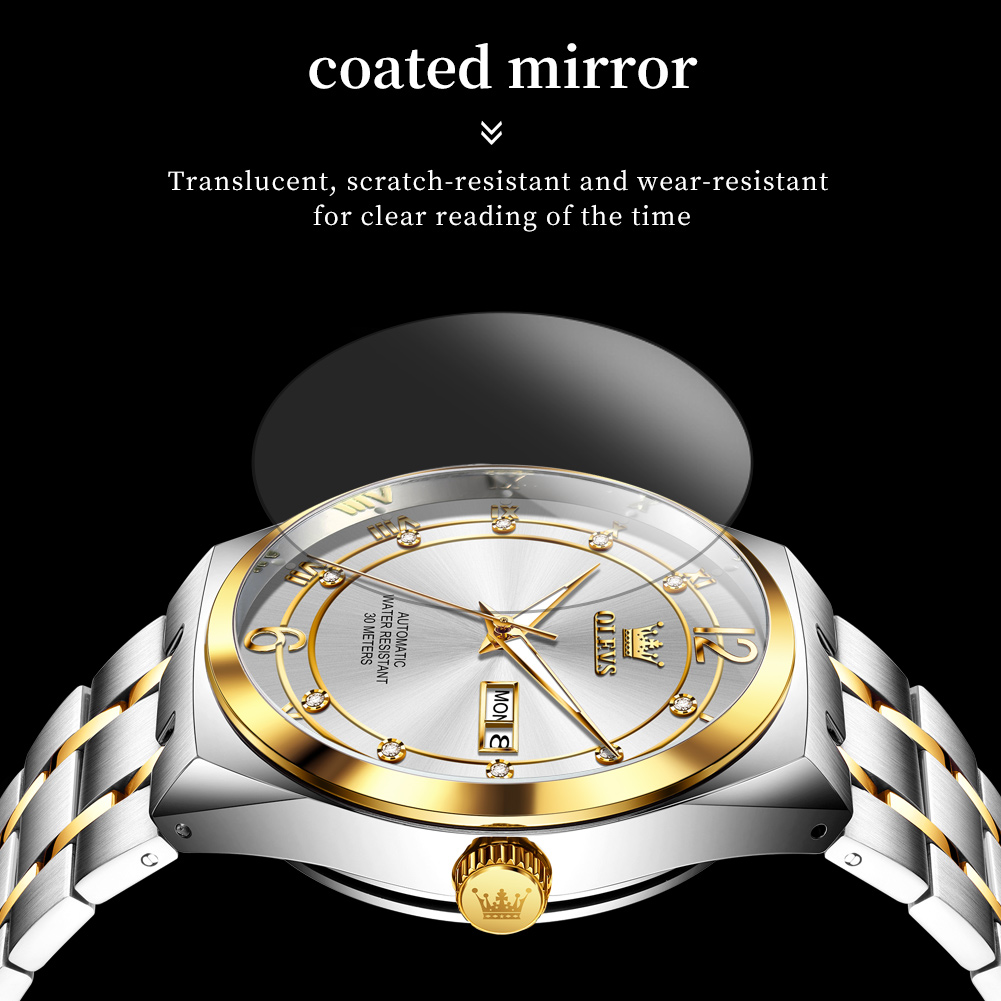 OLEVS Watch Mens Watch Mechani - огляд і ціна Rolex Watch Datejust