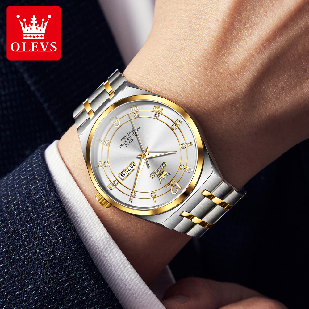 OLEVS Watch Mens Watch Mechani - огляд і ціна Rolex Watch Datejust