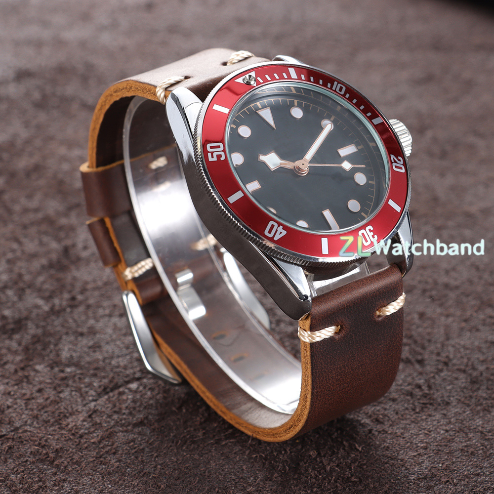 Leather WatchBand 18mm 20mm 22 - огляд і ціна Suede Strap Watch