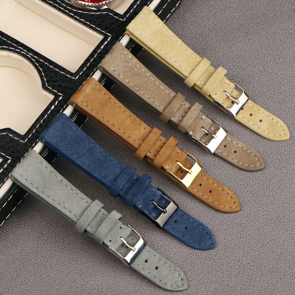 Premium Leather Suede Watch St - огляд і ціна Suede Strap Watch