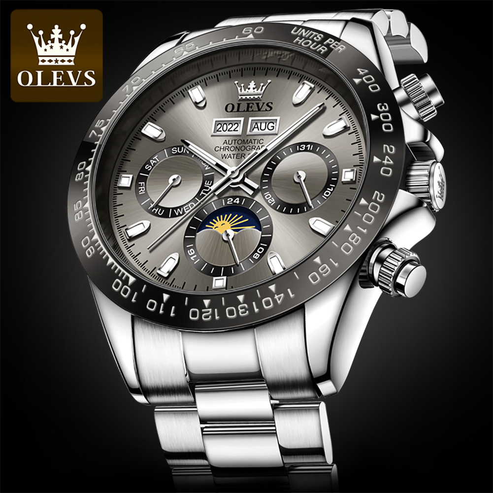 OLEVS 6654 Luxury Mens Watch C - огляд і ціна Omega Watch Seamaster