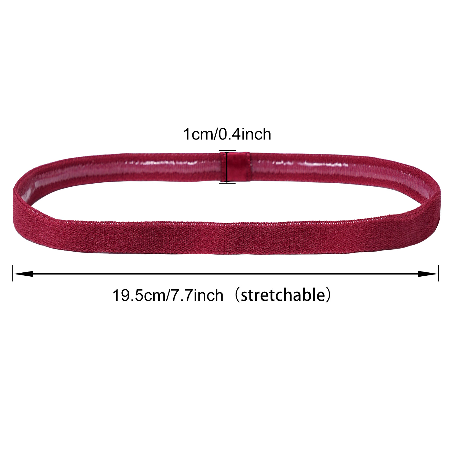 3Pcs Non-Slip Sports Hairband  - огляд і ціна Silicone Band Women