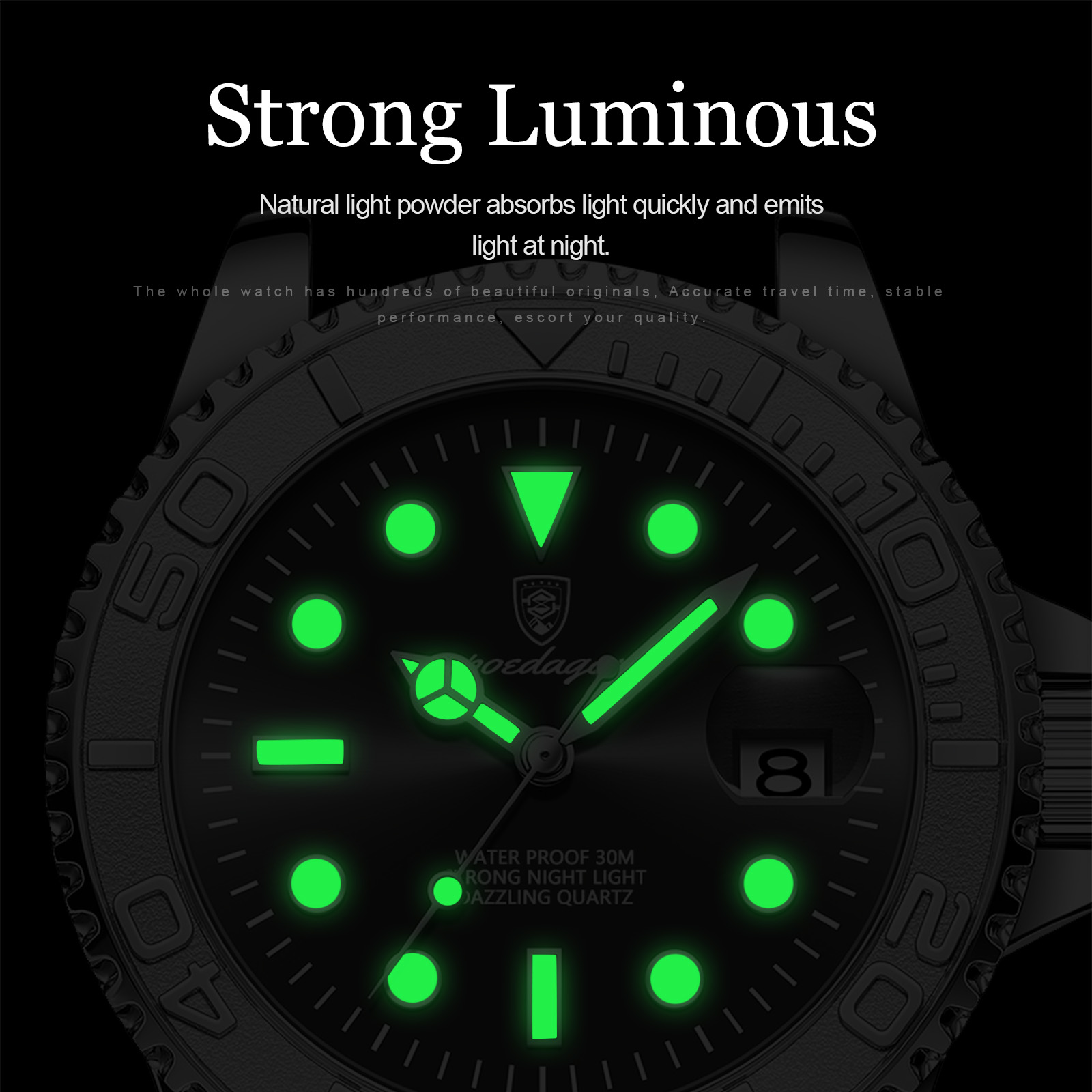 POEDAGAR Top Luxury Man Watch  - огляд і ціна Rolex Watch Daytona