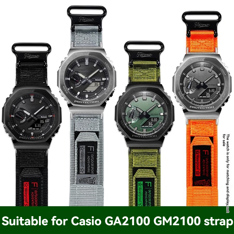 Nylon Canvas Watch Band Strap  - огляд і ціна Casio Watch G-Shock Ga-2100