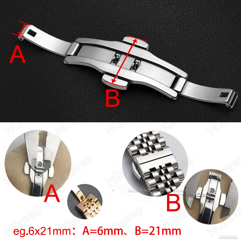 6mmx19/21/23/25mm Butterfly Bu - огляд і ціна Butterfly Clasp Deployant